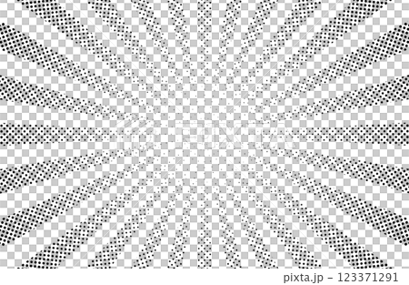 Monotone color dot sunburst background material Monotone color dot sunburst background material 123371291