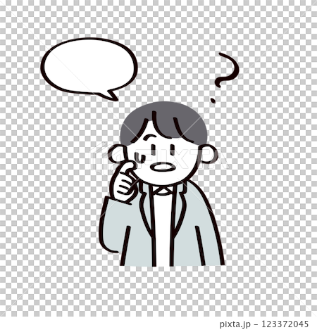 Illustration of a businessman in trouble Illustration of a businessman in trouble 123372045