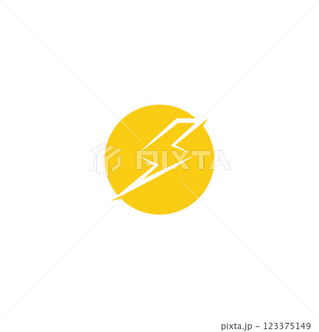 energy icon lightning icon vector energy icon lightning icon vector 123375149