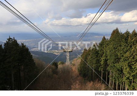 雲辺寺ロープウェイ、讃岐（三豊）平野、燧灘 123376339
