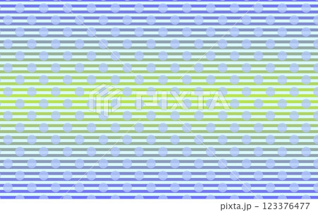 ボーダー模様　ドット　グラデーション 123376477