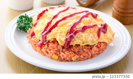 半熟ふわとろオムライス 半熟ふわとろオムライス 123377330