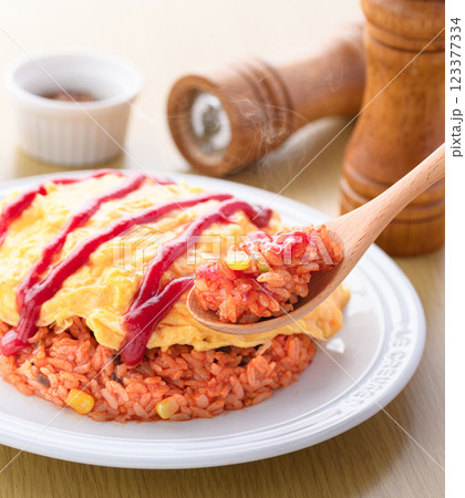 半熟ふわとろオムライス 123377334