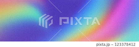 Vibrant Abstract Gradient with Colorful Waves for Modern Design 123378412