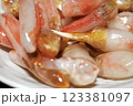 冷凍のカニ 123381097
