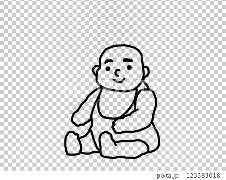 日本民間故事桃太郎的插圖 日本民間故事桃太郎的插圖 123383018