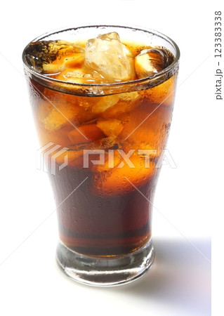 冷たいコーラ（縦構図） 123383338