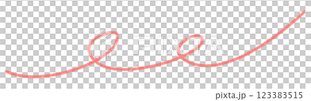 Simple line red swirl 123383515