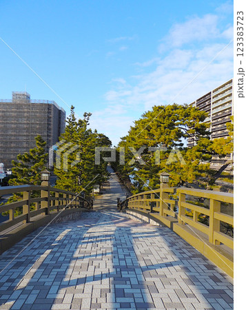 草加松原　百代橋 123383723