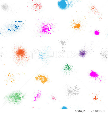 Spray paint texture seamless pattern, vector background design element Spray paint texture seamless pattern, vector background design element 123384395