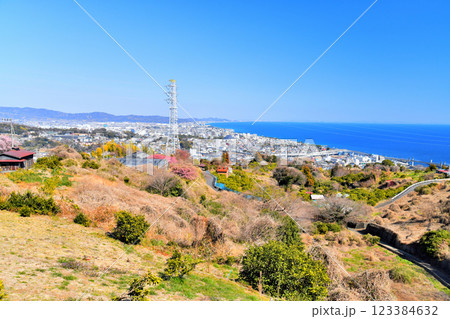 小田原市中心街周辺を望む(神奈川県小田原市)【2025.2】 123384632