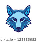 Fox face vector illustration, perfect for Fashion brand, Clothing Business  logo design and kids t shirt design 123386682