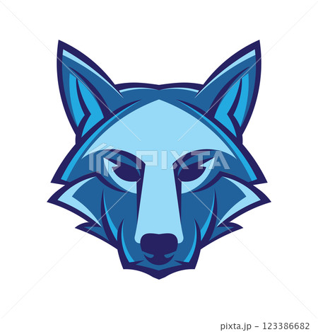 Fox face vector illustration, perfect for Fashion brand, Clothing Business  logo design and kids t shirt design 123386682