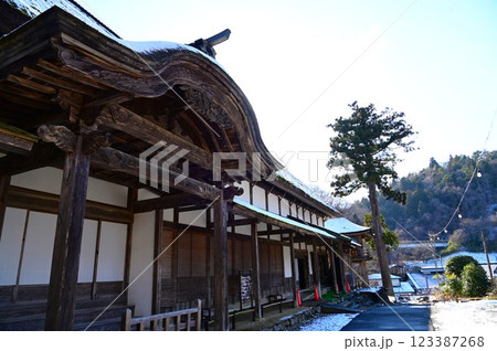 正法寺庫裏（正月） 123387268