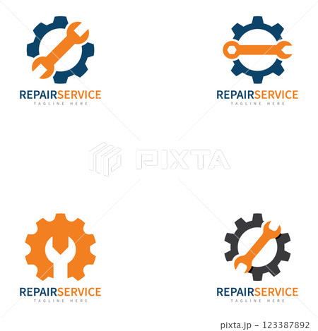 service repair tools logo template vector service repair tools logo template vector 123387892