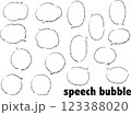 ふきだし　円形　 123388020