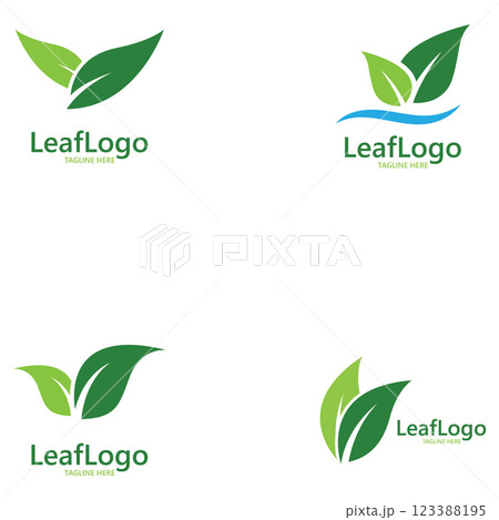 Leaf Logo Nature Template illustration Leaf Logo Nature Template illustration 123388195