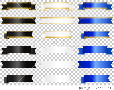 A set of 18 luxurious Chinese-style ribbons and metallic ribbons 123388224