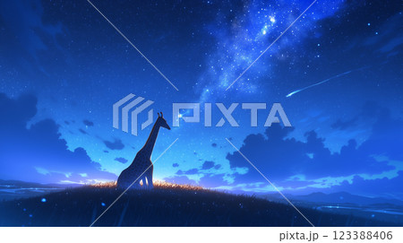 森の中のキリン 123388406