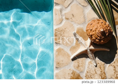 Summer Vibes with Starfish by the PoolSummer Vibes with Starfish by the Pool 123389968