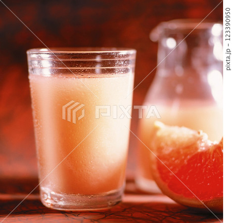 Grapefruit Juice Background Grapefruit Juice Background 123390950