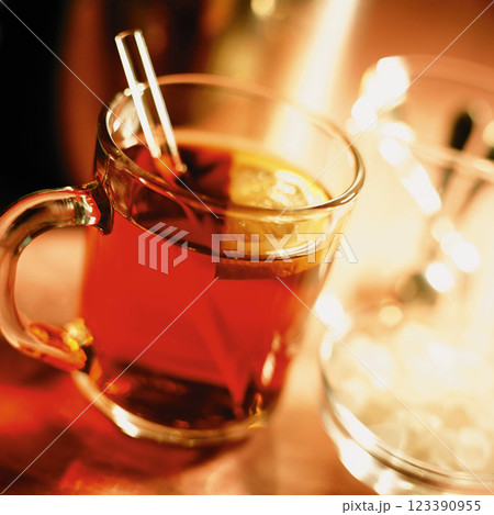 Lemon Tea Background 123390955