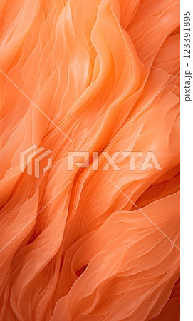 Abstract orange and yellow wavy color background. 123391895