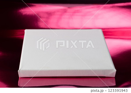 White pedestal box White pedestal box 123391943