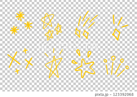 Various sparkle and doodle star hand drawn for element and illustration Various sparkle and doodle star hand drawn for element and illustration 123392068