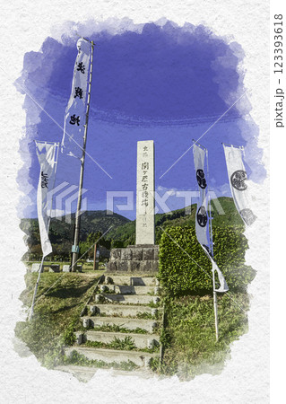 関ケ原 決戦地 岐阜県関ケ原町 関ケ原 決戦地 岐阜県関ケ原町 123393618