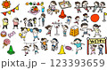 運動会　イラスト 123393659