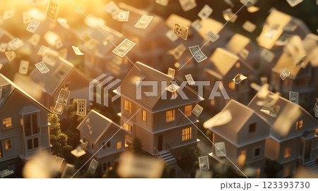 住宅の価格上昇と崩壊 123393730