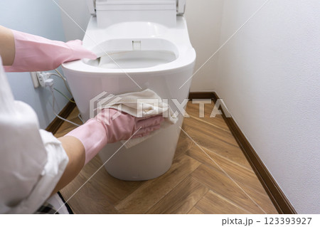 トイレ掃除 トイレ掃除 123393927