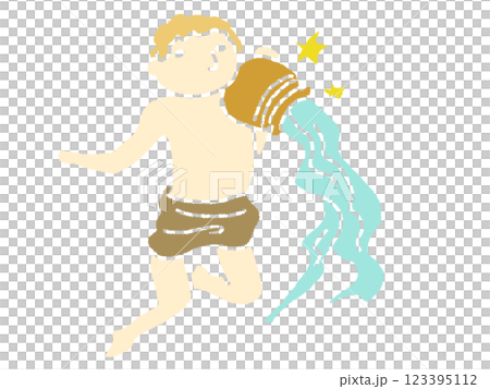 Pencil drawing style illustration of constellations 123395112