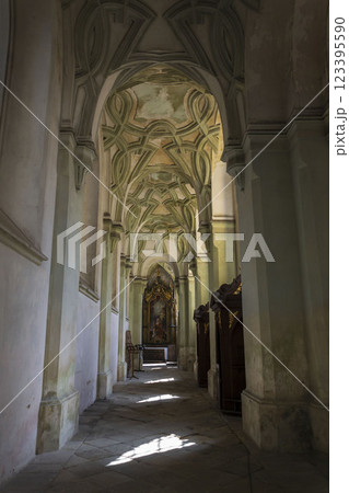 Benedictine Monastery in Kladruby by Jan Blazej Santini Aichel and Kilian Ignac Dientzenhofer, Plzen Region, Czech Republic Benedictine Monastery in Kladruby by Jan Blazej Santini Aichel and Kilian Ignac Dientzenhofer, Plzen Region, Czech Republic 123395590