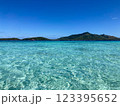 南国の青い海 123395652