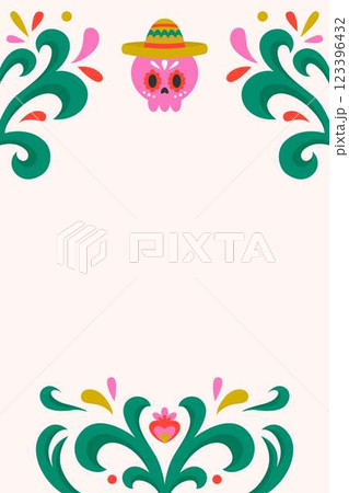 Cinco de Mayo Poster Vertical Border Background Cinco de Mayo Poster Vertical Border Background 123396432