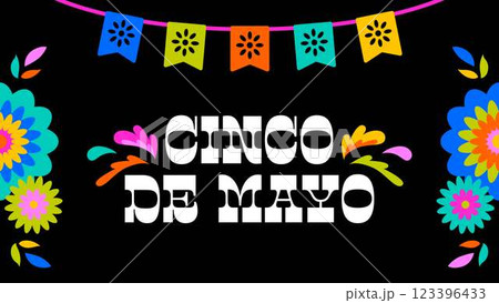 Cinco de Mayo Poster Panoramic Banner Background Cinco de Mayo Poster Panoramic Banner Background 123396433