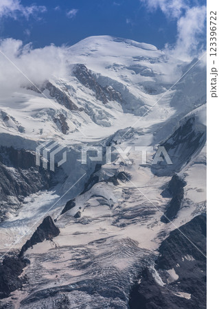 Mont Blanc Massif Chamonix Alps France,Europe Mont Blanc Massif Chamonix Alps France,Europe 123396722