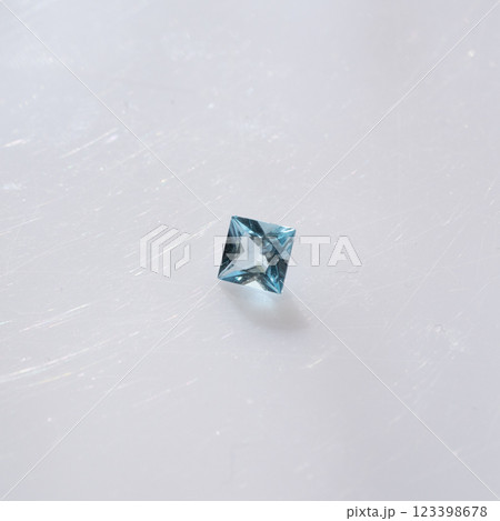 Exquisite Natural Topaz Gemstone Displaying Radiant Blue Hue and Precision Cut Exquisite Natural Topaz Gemstone Displaying Radiant Blue Hue and Precision Cut 123398678