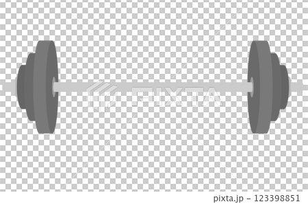 バーベルのイラスト バーベルのイラスト 123398851