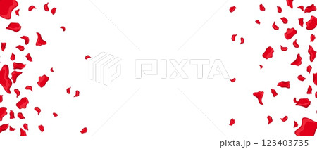 Flying red rose petals for romantic and elegant designs. Flying red rose petals for romantic and elegant designs. 123403735