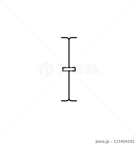 Minimalist cursor for writing and formatting in web design. Minimalist cursor for writing and formatting in web design. 123404292