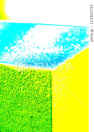 The corner of the concrete block, the top of the pyramid. Changed color scheme.  123405735