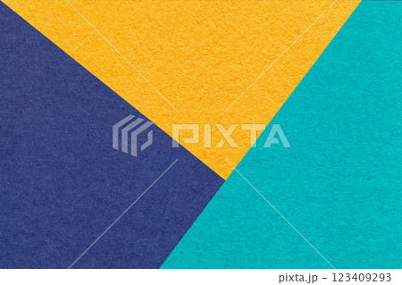 Texture craft navy blue, yellow and turquoise paper background, macro. Structure vintage abstract cardboard Texture craft navy blue, yellow and turquoise paper background, macro. Structure vintage abstract cardboard 123409293