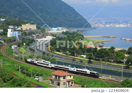 特急「あそぼーい」（田ノ浦ビーチ・大分市） 123409604