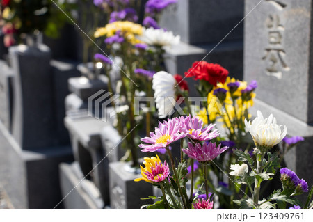 墓参り 123409761