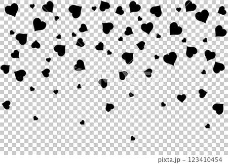 Hearts flying in the black air Hearts flying in the black air 123410454