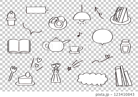 手繪插圖集 123410843