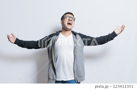 Angry people shouting up with open arms, Man with open arms shouting angry up, Desperate and angry person shouting with open arms Angry people shouting up with open arms, Man with open arms shouting angry up, Desperate and angry person shouting with open arms 123411351